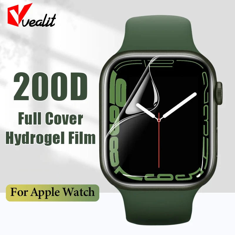 Full Soft Hydrogel Film Screen Protector For Apple Watch 7 45mm 41mm S6 S5 S4 SE 44mm 40mm Screen Protector for iWatch S3 S2 S1
Full Soft Hydrogel Film Screen Protector For Apple Watch 7 45mm 41mm S6 S5 S4 SE 44mm 40mm Screen Protector for iWatch S3 S2 S1