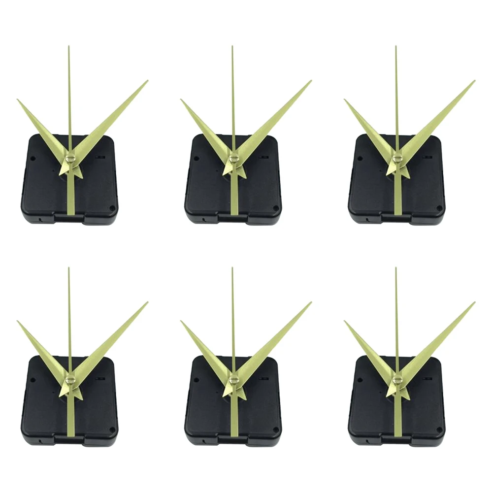 6 Pcs Silent Scanning Clock Mechanism Quartz Needles Kit Practical Movement Repair Hands Set Clockwork Movement Black
6 Pcs Silent Scanning Clock Mechanism Quartz Needles Kit Practical Movement Repair Hands Set Clockwork Movement Black