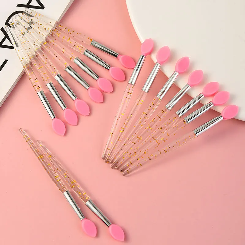 5/10/20Pcs Soft Silicone Eyeshadow Lip Applicator Brush Lip Gloss Makeup Brushes with Crystal Handle Cosmetic Beauty Makeup Tool
5/10/20Pcs Soft Silicone Eyeshadow Lip Applicator Brush Lip Gloss Makeup Brushes with Crystal Handle Cosmetic Beauty Makeup Tool