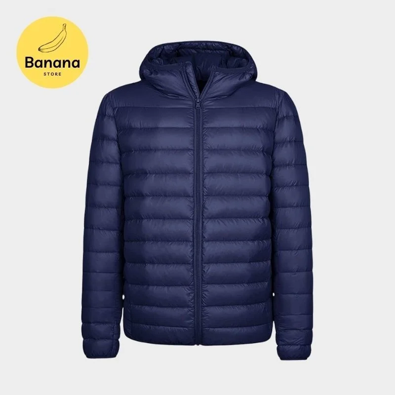 

[Banana Store] UNIQLO STYLE MEN'S ULTRA LIGHT SHORT DED DOWN JACKET Packable Long-Sleeve Full-Zip Puffer Jacket S-6XL