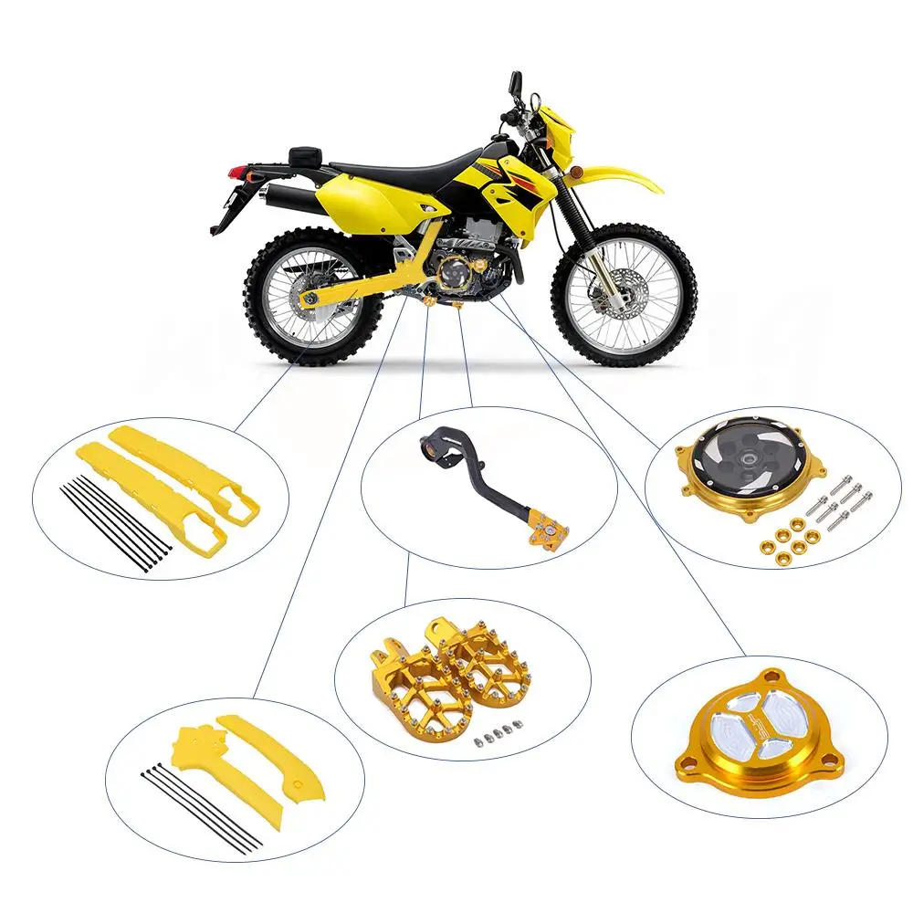 Motorcycle CNC Brake Shifter Shift Lever Engine Clutch Frame Swingarm Cover Guard For Suzuki DRZ400 DRZ 400 400S 400E 400SM 
Motorcycle CNC Brake Shifter Shift Lever Engine Clutch Frame Swingarm Cover Guard For Suzuki DRZ400 DRZ 400 400S 400E 400SM
