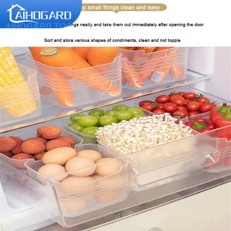 

Боковая дверь холодильника, корзина для хранения продуктов, овощей и фруктов, высокая проницаемость, корзина для хранения холодильника, контейнер для хранения 2023