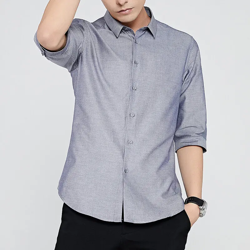 Short-sleeved Shirt Men's 2022 Summer Middle-aged and Young Business Male Casual Professional Tooling Thin Slim Men's Shirt
Short-sleeved Shirt Men's 2022 Summer Middle-aged and Young Business Male Casual Professional Tooling Thin Slim Men's Shirt