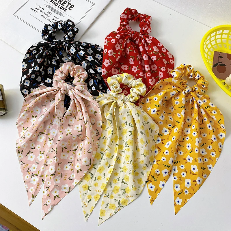 Yanwenx Top Sale Women Hair Accessories Streamer Hair Ribbon Scrunchy Long Tail Floral Hair Scrunchies
Yanwenx Top Sale Women Hair Accessories Streamer Hair Ribbon Scrunchy Long Tail Floral Hair Scrunchies
