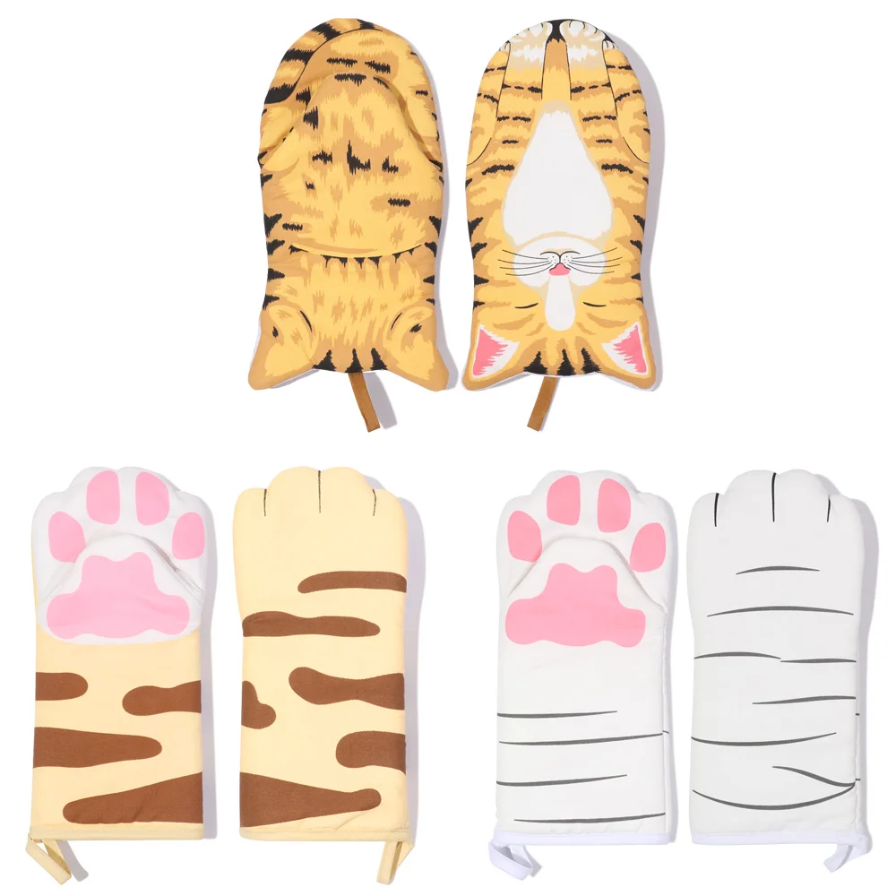 Microwave Anti-Scalding Non-Slip Baking Insulation Gloves Cartoon Animal Cat Paws Oven Mitts
Microwave Anti-Scalding Non-Slip Baking Insulation Gloves Cartoon Animal Cat Paws Oven Mitts