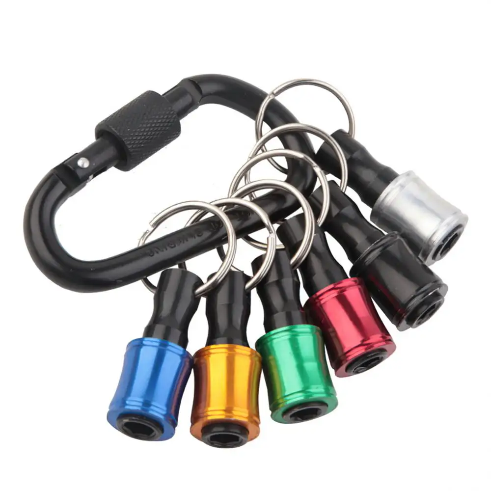 1/4inch Hex Shank Aluminum Alloy Screwdriver Bits Holder Extension Bar Drill Screw Adapter Quick Release Keychain Easy Change
1/4inch Hex Shank Aluminum Alloy Screwdriver Bits Holder Extension Bar Drill Screw Adapter Quick Release Keychain Easy Change