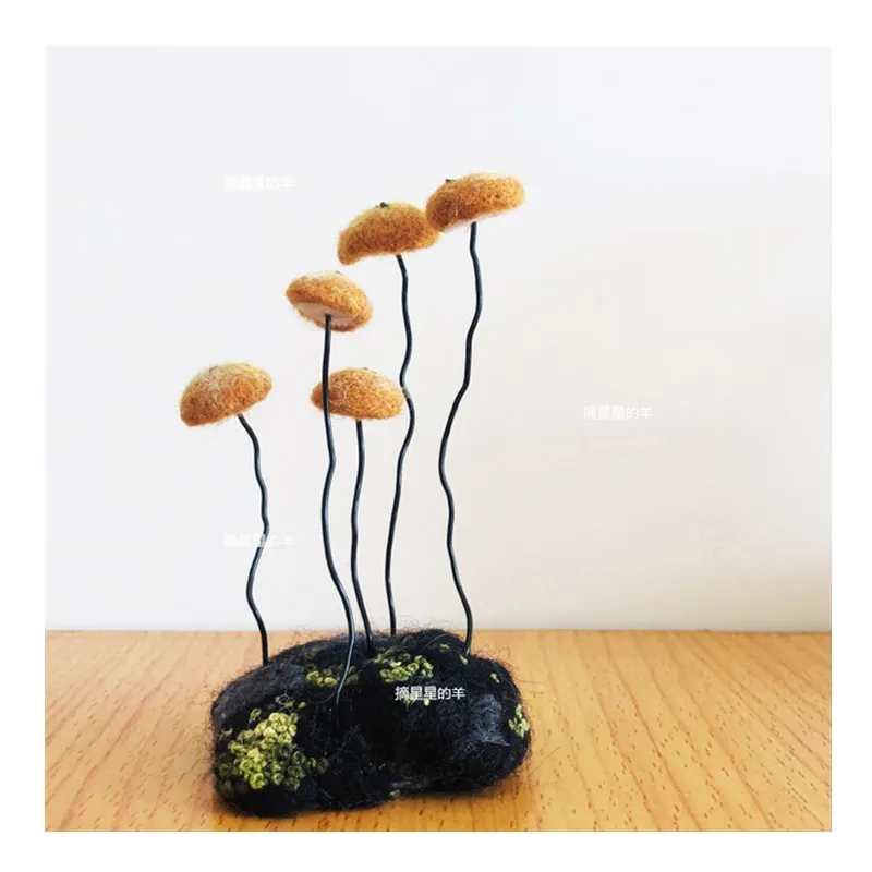 Mushroom garnish wool needlepoint kit wool felt needle felting pendant craft needlecraft DIY handmade
Mushroom garnish wool needlepoint kit wool felt needle felting pendant craft needlecraft DIY handmade