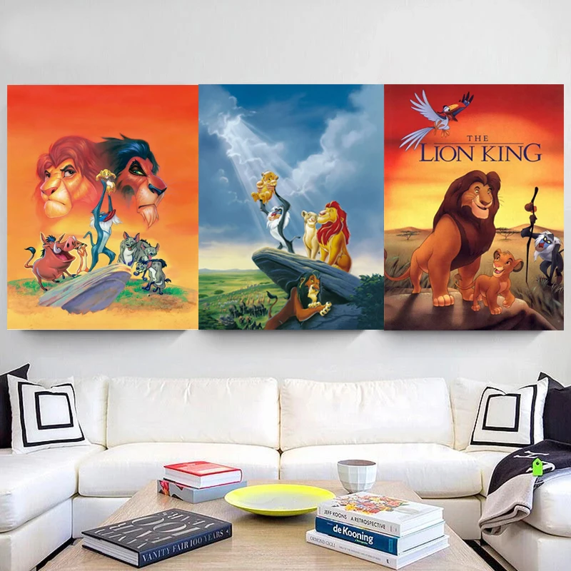 Disney Lion King Animation Canvas Painting Cartoon Posters and Prints Abstract Wall Art Pictures Living Room Home Decor
Disney Lion King Animation Canvas Painting Cartoon Posters and Prints Abstract Wall Art Pictures Living Room Home Decor