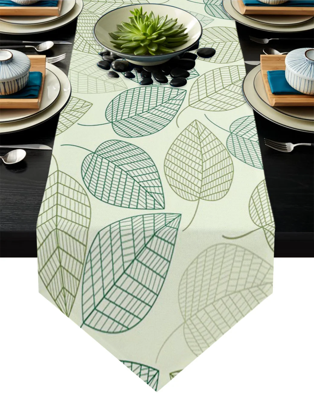 Green Leaf Stem Veins Fresh Table Runners Wedding Table Decoration Coffee Table Decor Print Tablecloth for Kitchen Table Runner
Green Leaf Stem Veins Fresh Table Runners Wedding Table Decoration Coffee Table Decor Print Tablecloth for Kitchen Table Runner