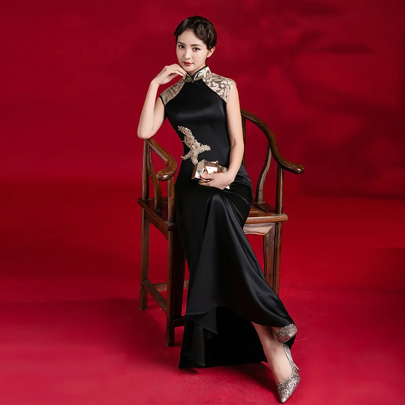 Fashion summer cheongsam dress retro republic style improved short sleeve l etiquette runway show long cheongsam dresses
Fashion summer cheongsam dress retro republic style improved short sleeve l etiquette runway show long cheongsam dresses