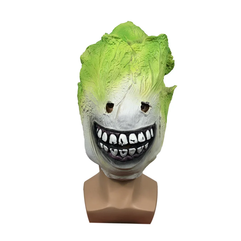 Halloween Masks Horrible Chinese Cabbage Headgear Latex Mask Prop Masquerade Performance Cosplay Costume Props Scary Horns Masks
Halloween Masks Horrible Chinese Cabbage Headgear Latex Mask Prop Masquerade Performance Cosplay Costume Props Scary Horns Masks