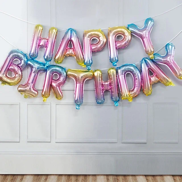 2022 NEW New 16inch Birthday Balloon Decoration Rose Gold Happy Birthday Foil Balloons Set Party Banner Kids Supplies
2022 NEW New 16inch Birthday Balloon Decoration Rose Gold Happy Birthday Foil Balloons Set Party Banner Kids Supplies