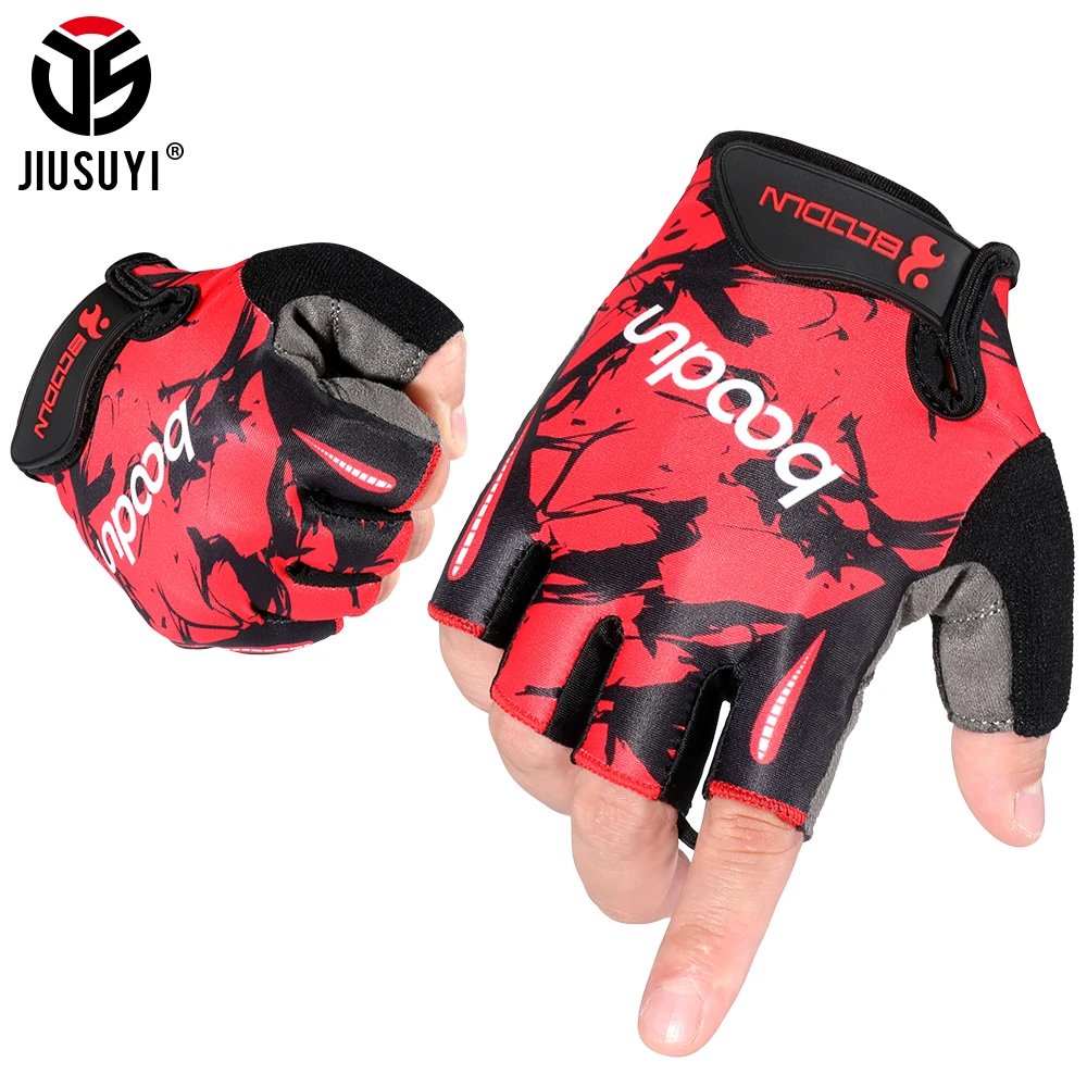 Bicycle Half Finger Gloves Anti-slip Anti-shock Pad Sport Gym Fitness Bike Riding Fingerless MTB Cycling Glove Mittens Men Women
Bicycle Half Finger Gloves Anti-slip Anti-shock Pad Sport Gym Fitness Bike Riding Fingerless MTB Cycling Glove Mittens Men Women