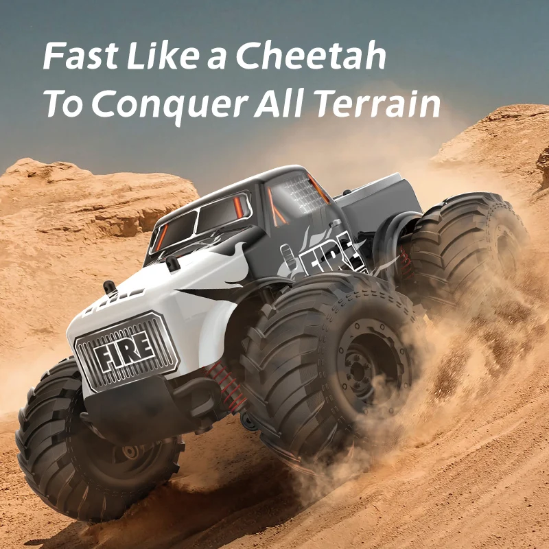 

RC Cars 20KM/H 1/20 Remote Control Truck Off Road 2.4Ghz Vehicle Buggy Drift Electric Racing Stunt Kids Toys for Boys Adults