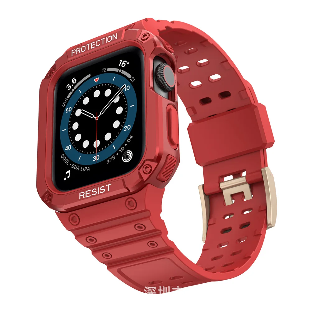 Подходит для Apple Watch, Встроенный ремешок Iwatch7654, Жесткий Чехол из ТПУ и поликарбоната, силиконовый, устойчивый к падениям
Подходит для Apple Watch, Встроенный ремешок Iwatch7654, Жесткий Чехол из ТПУ и поликарбоната, силиконовый, устойчивый к падениям