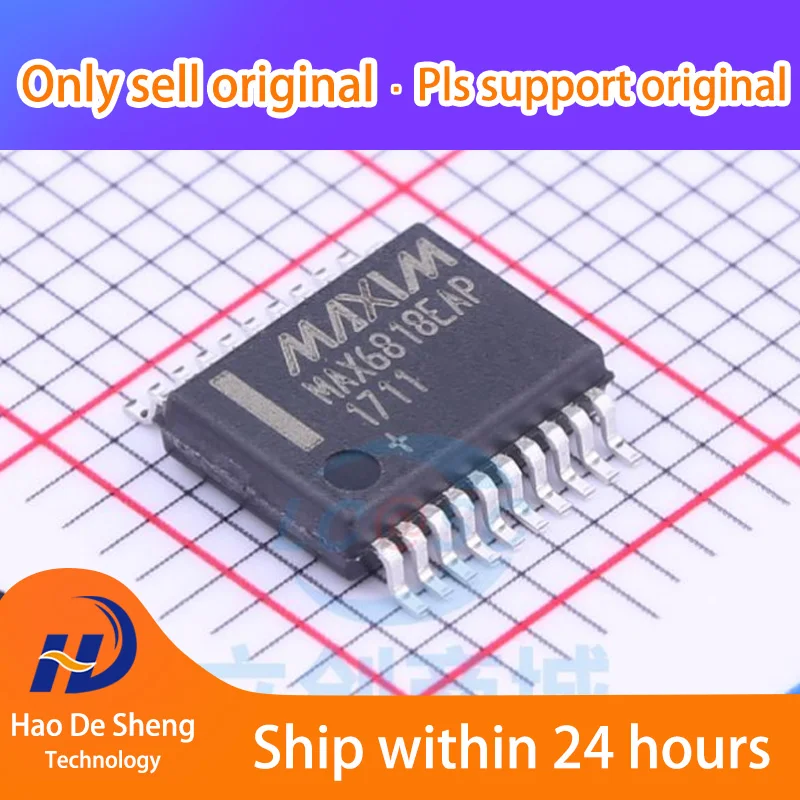 10PCS/LOT MAX6818EAP MAX6818EAP+T SSOP-20 New Original in Stock 
10PCS/LOT MAX6818EAP MAX6818EAP+T SSOP-20 New Original in Stock