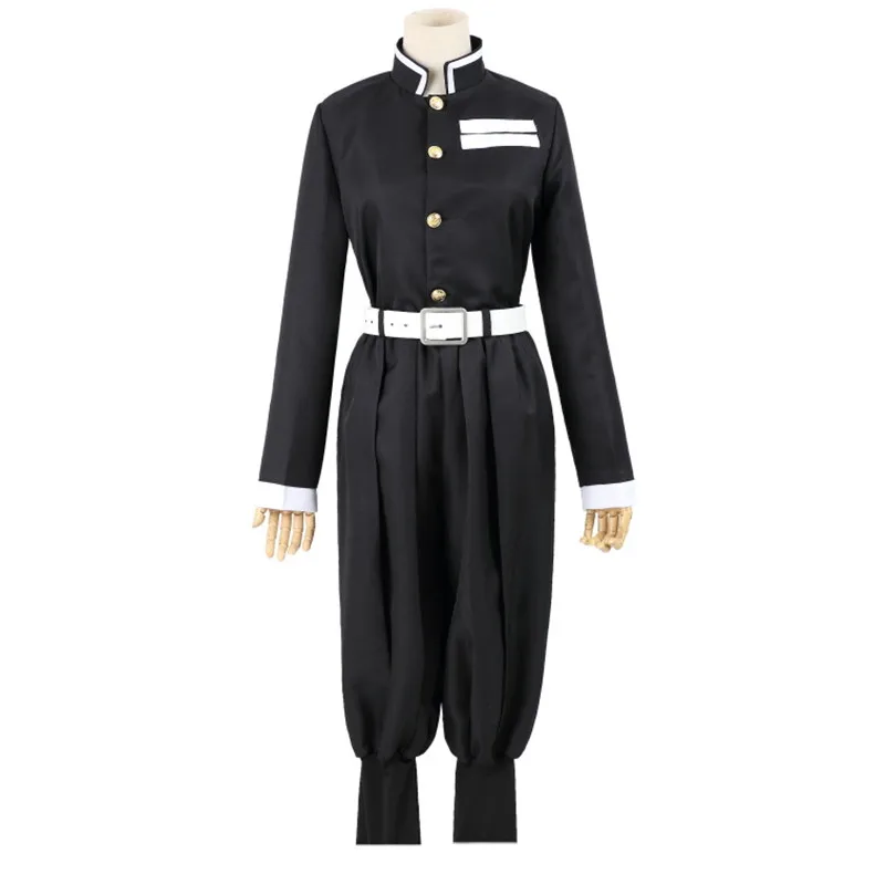Anime Demon Slayer Kimetsu No Yaiba Cosplay Costume Top Jacket Pants Black Team Uniform Unisex Halloween Clothes Aldult Kids
Anime Demon Slayer Kimetsu No Yaiba Cosplay Costume Top Jacket Pants Black Team Uniform Unisex Halloween Clothes Aldult Kids