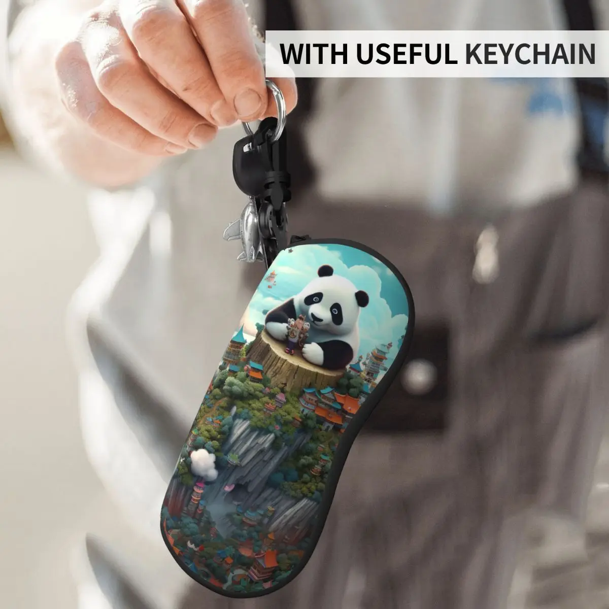 Panda Vertical Glasses Case 3D Animal Big Scene Men Women Custom Sunglasses Pouch Soft Travel Eyeglasses Box
Panda Vertical Glasses Case 3D Animal Big Scene Men Women Custom Sunglasses Pouch Soft Travel Eyeglasses Box