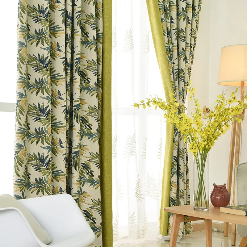 Tropical Rainforest High-end American-style Curtains Thickened Shading Bedroom Study Hotel Curtains for Living Room Luxury
Tropical Rainforest High-end American-style Curtains Thickened Shading Bedroom Study Hotel Curtains for Living Room Luxury