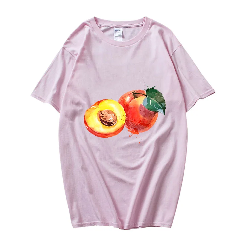 Fruit Peach Women's Oversize T-shirt 2023 Summer Harajuku Shirt 100% Cotton Short Sleeve Graffiti Printed Trend Clothing Custom
Fruit Peach Women's Oversize T-shirt 2023 Summer Harajuku Shirt 100% Cotton Short Sleeve Graffiti Printed Trend Clothing Custom