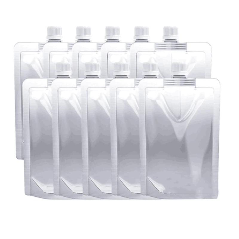 50Pcs Plastic Flasks - Concealable And Reusable Drink Bags, Leak-Proof, BPA-Free For Travel, Outdoor Sports,300Ml
50Pcs Plastic Flasks - Concealable And Reusable Drink Bags, Leak-Proof, BPA-Free For Travel, Outdoor Sports,300Ml