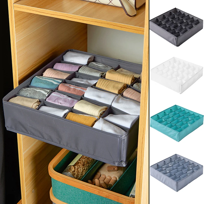 24 Grids Socks Storage box Foldable drawer underwear Organizers Home Closet Organizer drawer Divider box Sock bra Storage box
24 Grids Socks Storage box Foldable drawer underwear Organizers Home Closet Organizer drawer Divider box Sock bra Storage box
