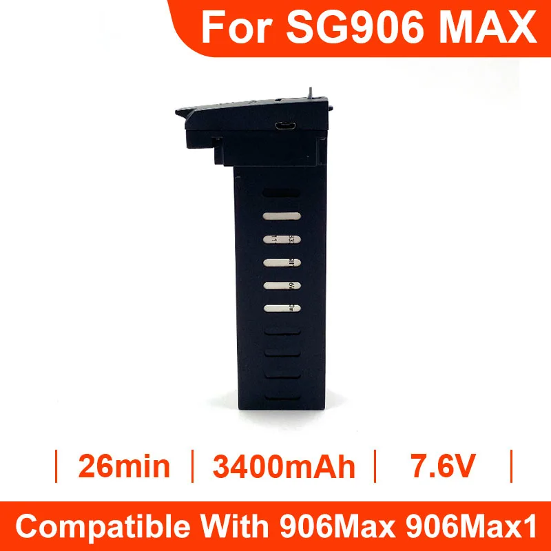 ZLL SG906 SG908 Max Drone 4K Profesional 7.6V 3400 Mah Lipo Battery Max 26 Min Flight Time Original SG906 Max Drone Accessories
ZLL SG906 SG908 Max Drone 4K Profesional 7.6V 3400 Mah Lipo Battery Max 26 Min Flight Time Original SG906 Max Drone Accessories