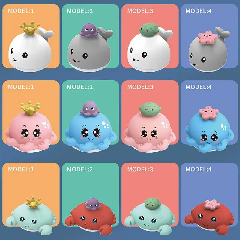 Детская игрушка-кит для ванны, сенсорные Мультяшные водные игрушки, сенсорные водные игрушки, спринклер для ванны, игрушки для младенцев, детей для купания в ванной
Детская игрушка-кит для ванны, сенсорные Мультяшные водные игрушки, сенсорные водные игрушки, спринклер для ванны, игрушки для младенцев, детей для купания в ванной