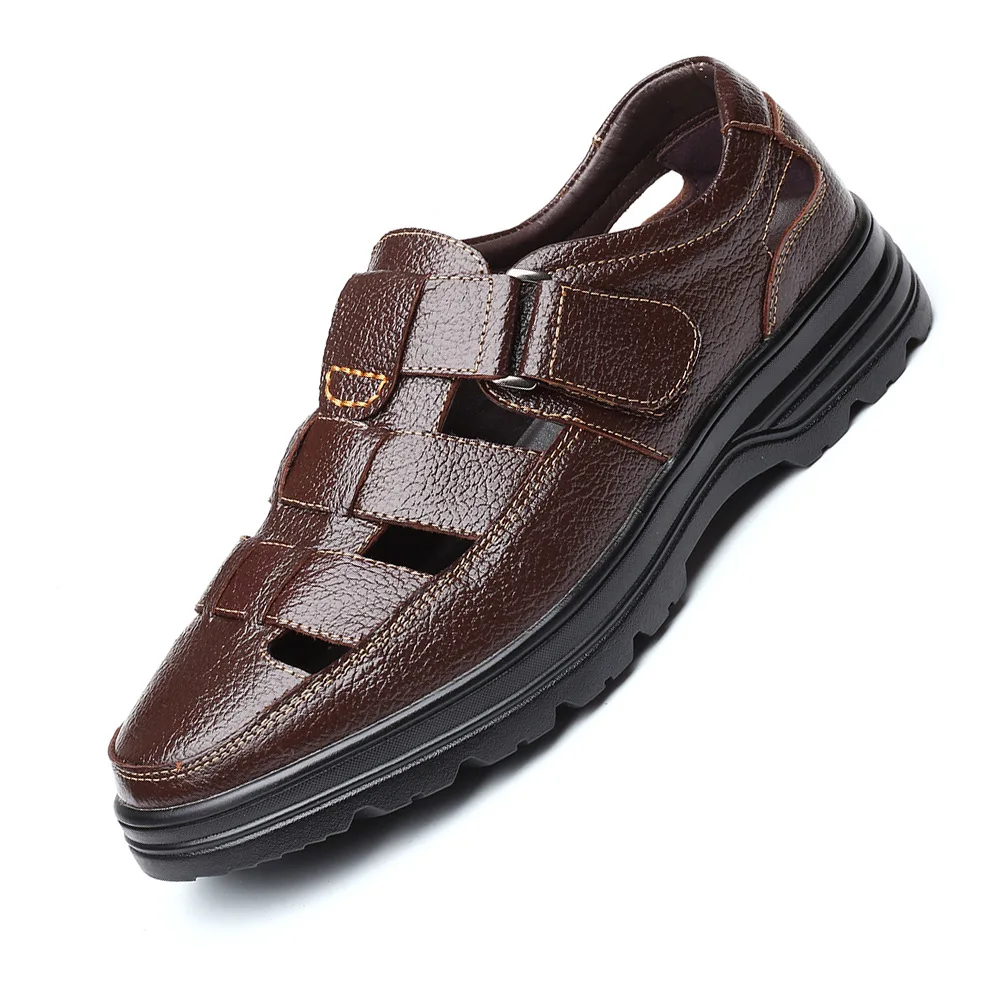 38-48 Men Soft Sandals Comfortable Men Summer Shoes Leather Sandals Big Size 48 Sandals Men Roman Breathable Men Casual Shoes 
38-48 Men Soft Sandals Comfortable Men Summer Shoes Leather Sandals Big Size 48 Sandals Men Roman Breathable Men Casual Shoes