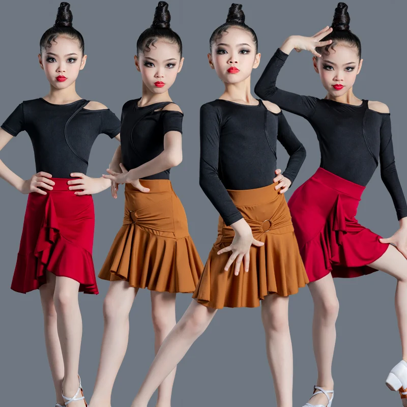 Latin Dance Clothes Girl Professional Dance Clothing Children Split Spring Summer Performance Competition Practice Clothes
Latin Dance Clothes Girl Professional Dance Clothing Children Split Spring Summer Performance Competition Practice Clothes