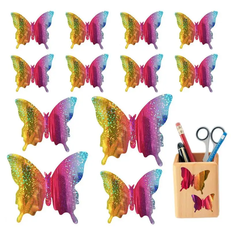 3D Butterfly Stickers 12pcs 3D Butterfly Decals For Wall Self Adhesive Rainbow Butterfly Party Decorations Wall Stickers For Bab
3D Butterfly Stickers 12pcs 3D Butterfly Decals For Wall Self Adhesive Rainbow Butterfly Party Decorations Wall Stickers For Bab