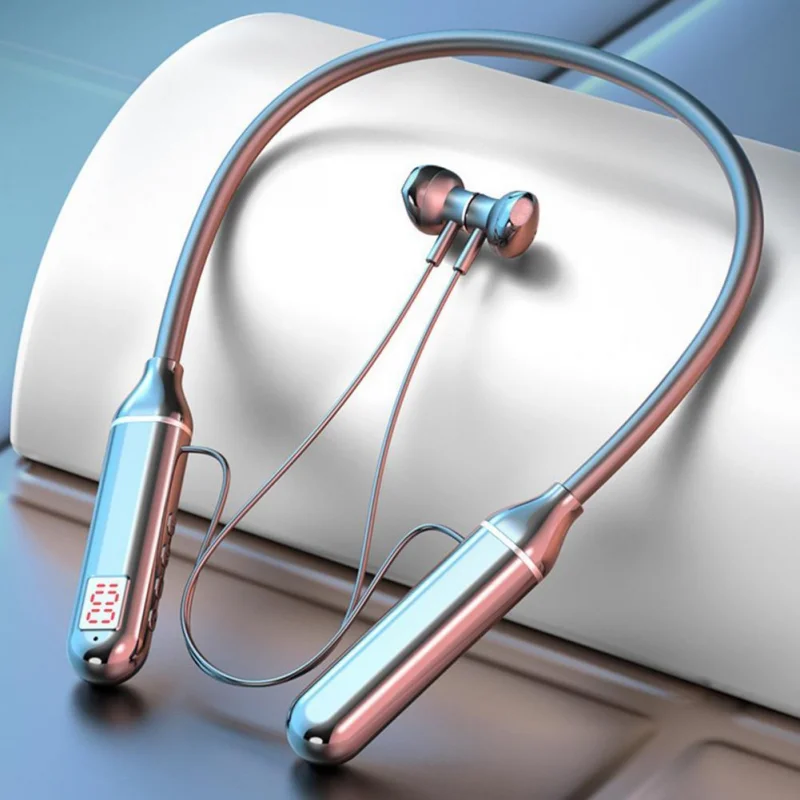 Bluetooth Headphones Bass 80 Hours Playback Wireless Headphones Neckband 5.1 Headphones with Mic Sports Music Stereo Neckband
Bluetooth Headphones Bass 80 Hours Playback Wireless Headphones Neckband 5.1 Headphones with Mic Sports Music Stereo Neckband