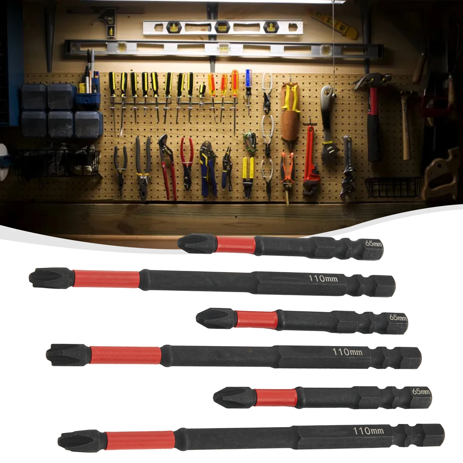 6pcs FPH2 Screwdriver Bits Slotted Cross 65mm 110mm For Socket Air Switch Circuit Breakers Socket Panels Electricians Hand Tools
6pcs FPH2 Screwdriver Bits Slotted Cross 65mm 110mm For Socket Air Switch Circuit Breakers Socket Panels Electricians Hand Tools