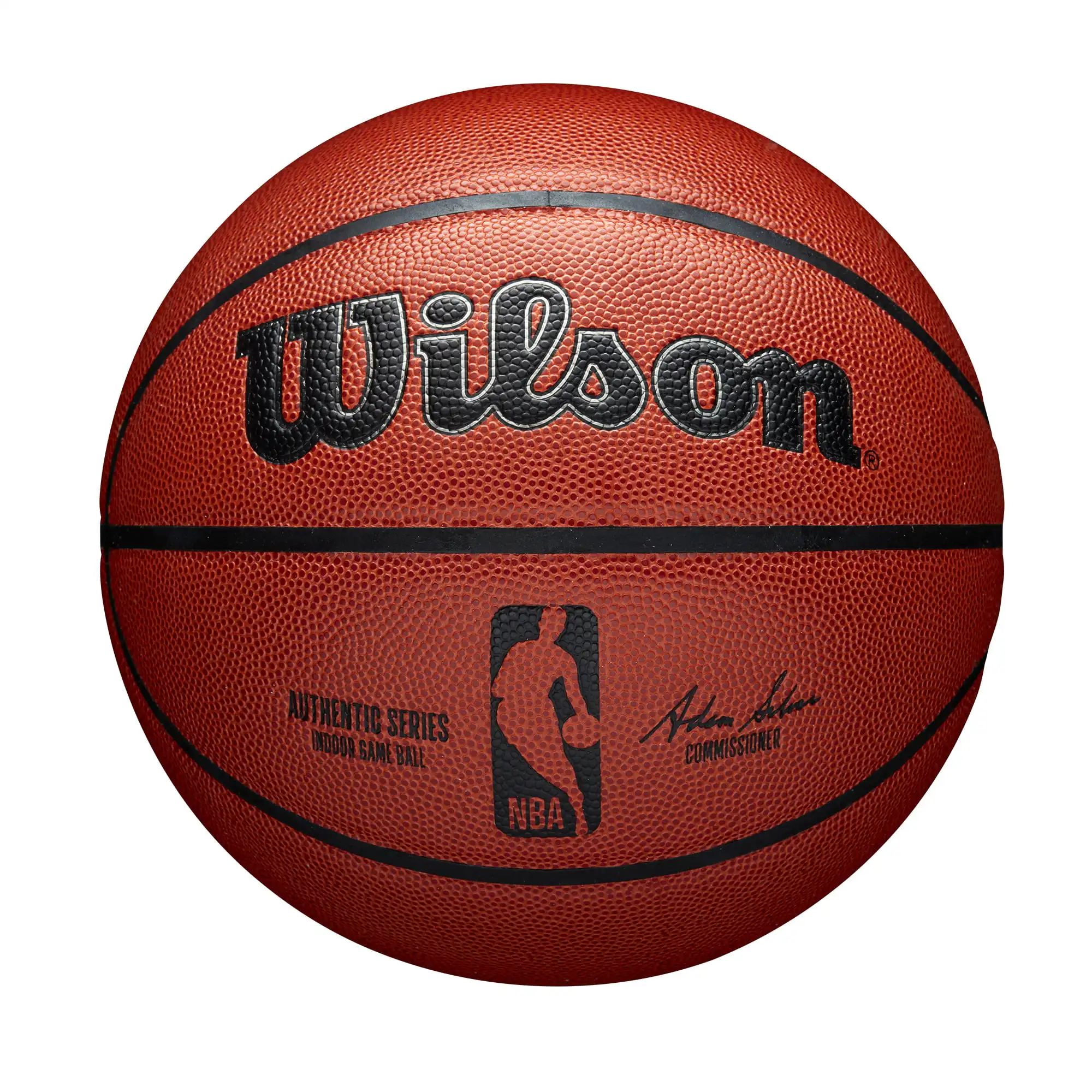Оригинальный баскетбольный мяч для соревнований в помещении NBA, коричневый, 28,5 дюйма
Оригинальный баскетбольный мяч для соревнований в помещении NBA, коричневый, 28,5 дюйма