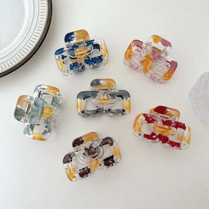 Stitching Clip Hair Accessories for Women Geometry Simplicity Shark Clips Girls Accessory New Headwear Apparel
Stitching Clip Hair Accessories for Women Geometry Simplicity Shark Clips Girls Accessory New Headwear Apparel