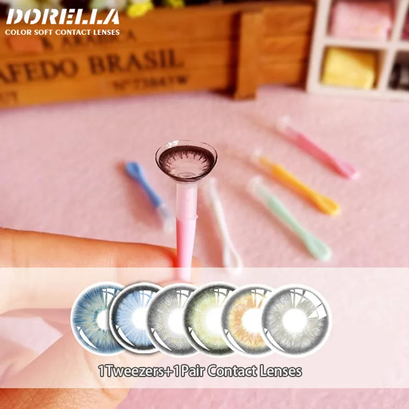 DORELLA, чехол для контактных линз, цветные контактные линзы, фотолинзы для глаз, линзы естественного цвета с контактным чехлом
DORELLA, чехол для контактных линз, цветные контактные линзы, фотолинзы для глаз, линзы естественного цвета с контактным чехлом