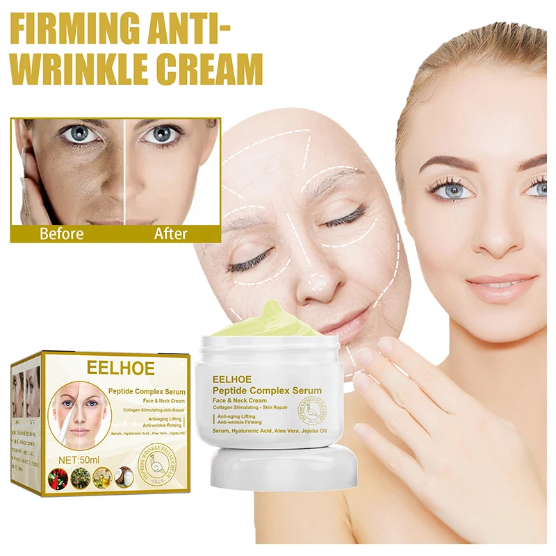 Immediate Anti Wrinkle Cream Hyaluronic Acid Moisturizing Skin Care Peptide Complex Serum Firm Whitening Beauty Cosmetics 50g
Immediate Anti Wrinkle Cream Hyaluronic Acid Moisturizing Skin Care Peptide Complex Serum Firm Whitening Beauty Cosmetics 50g