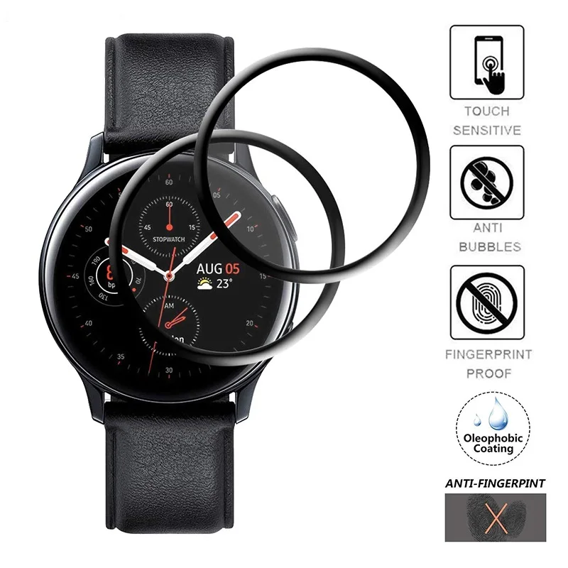 20D Screen Protectors Film Soft For Samsung Galaxy Watch Active 2 40mm 44mm Full Cover Curved Edge Protective Scratch Resistant
20D Screen Protectors Film Soft For Samsung Galaxy Watch Active 2 40mm 44mm Full Cover Curved Edge Protective Scratch Resistant