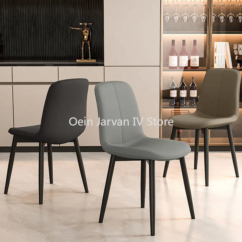 

Minimalist Creative Dining Chairs Modern Household Luxury Relaxing Dining Chairs Backrest Eetstoelen Household Items WZ50DC