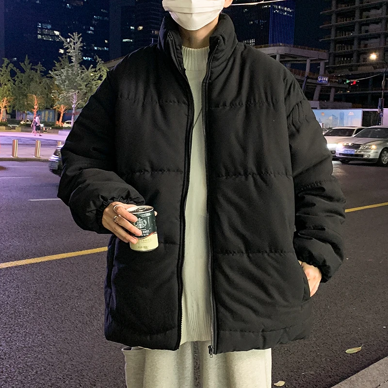 Solid color stand-up collar cotton-padded loose warm winter bread jacket Original Sufeng student cotton-padded jacket
Solid color stand-up collar cotton-padded loose warm winter bread jacket Original Sufeng student cotton-padded jacket