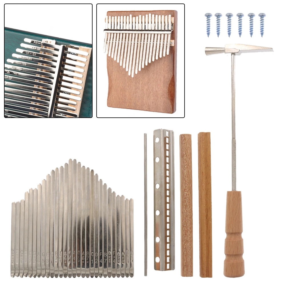 21 клавиша Kalimba DIY запасные части с винтами стальные клавиши розовое дерево мост тюнинг молоток инструменты для клавиатуры аксессуары
21 клавиша Kalimba DIY запасные части с винтами стальные клавиши розовое дерево мост тюнинг молоток инструменты для клавиатуры аксессуары