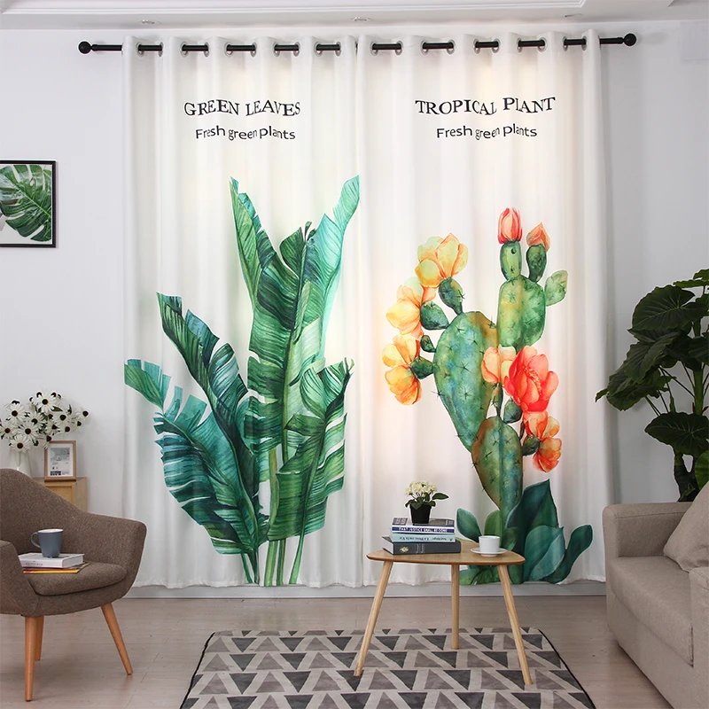 Nordic Curtains for Living Room Modern Curtain Cactus Plants Printed Drapes Customized Blinds Window Treatments Home Decor
Nordic Curtains for Living Room Modern Curtain Cactus Plants Printed Drapes Customized Blinds Window Treatments Home Decor