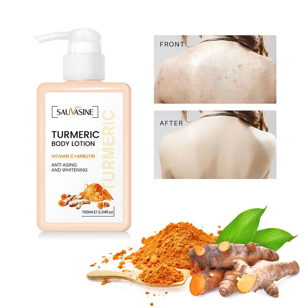 100ml Turmeric Body Lotion Effective Whitening Brighten The Moisturizing Care Skin Light Cream Skin Body Smooth Long-lastin I5C7
100ml Turmeric Body Lotion Effective Whitening Brighten The Moisturizing Care Skin Light Cream Skin Body Smooth Long-lastin I5C7