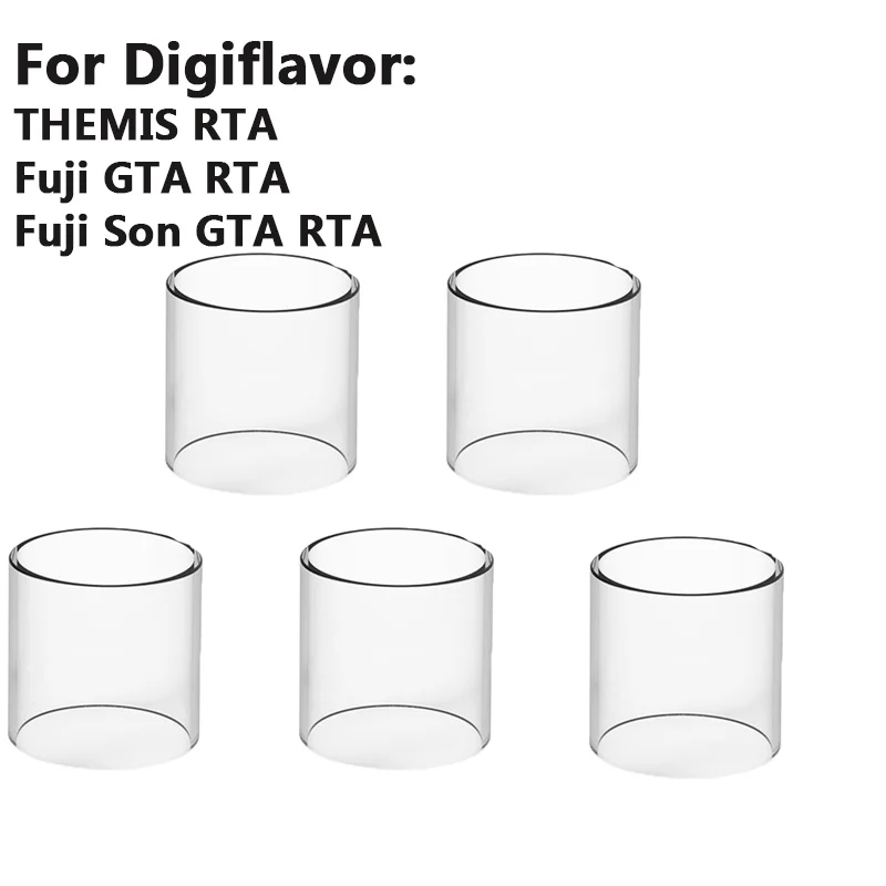 Straight Glass Tubes for Digiflavor THEMIS RTA Fuji GTA RTA Fuji Son GTA RTA Glass Tank Replacement Cup 5PCS
Straight Glass Tubes for Digiflavor THEMIS RTA Fuji GTA RTA Fuji Son GTA RTA Glass Tank Replacement Cup 5PCS