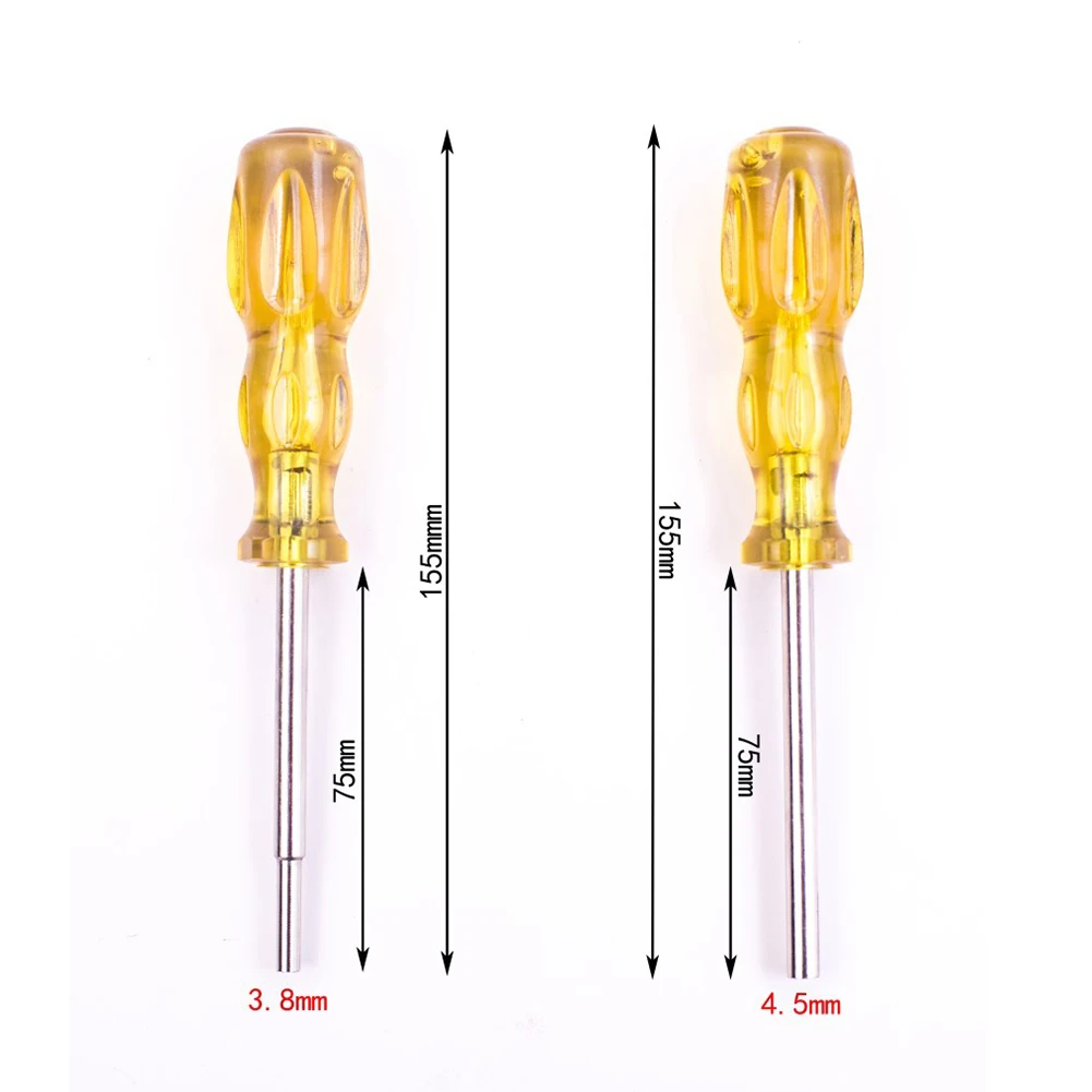 1pc Screwdriver Chromium Vanadium Alloy Steel Plastic 3.8/4.5mm For NES SNES N64 GameBoy SEGA Hand Tools Screwdrivers Nutdrivers
1pc Screwdriver Chromium Vanadium Alloy Steel Plastic 3.8/4.5mm For NES SNES N64 GameBoy SEGA Hand Tools Screwdrivers Nutdrivers