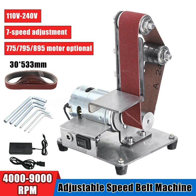Mini DIY Belt Sander Sanding Grinding Machine Abrasive Belts Grinder Polishing Sanding Paper Wrench Polisher Hand Tools BJStore
Mini DIY Belt Sander Sanding Grinding Machine Abrasive Belts Grinder Polishing Sanding Paper Wrench Polisher Hand Tools BJStore