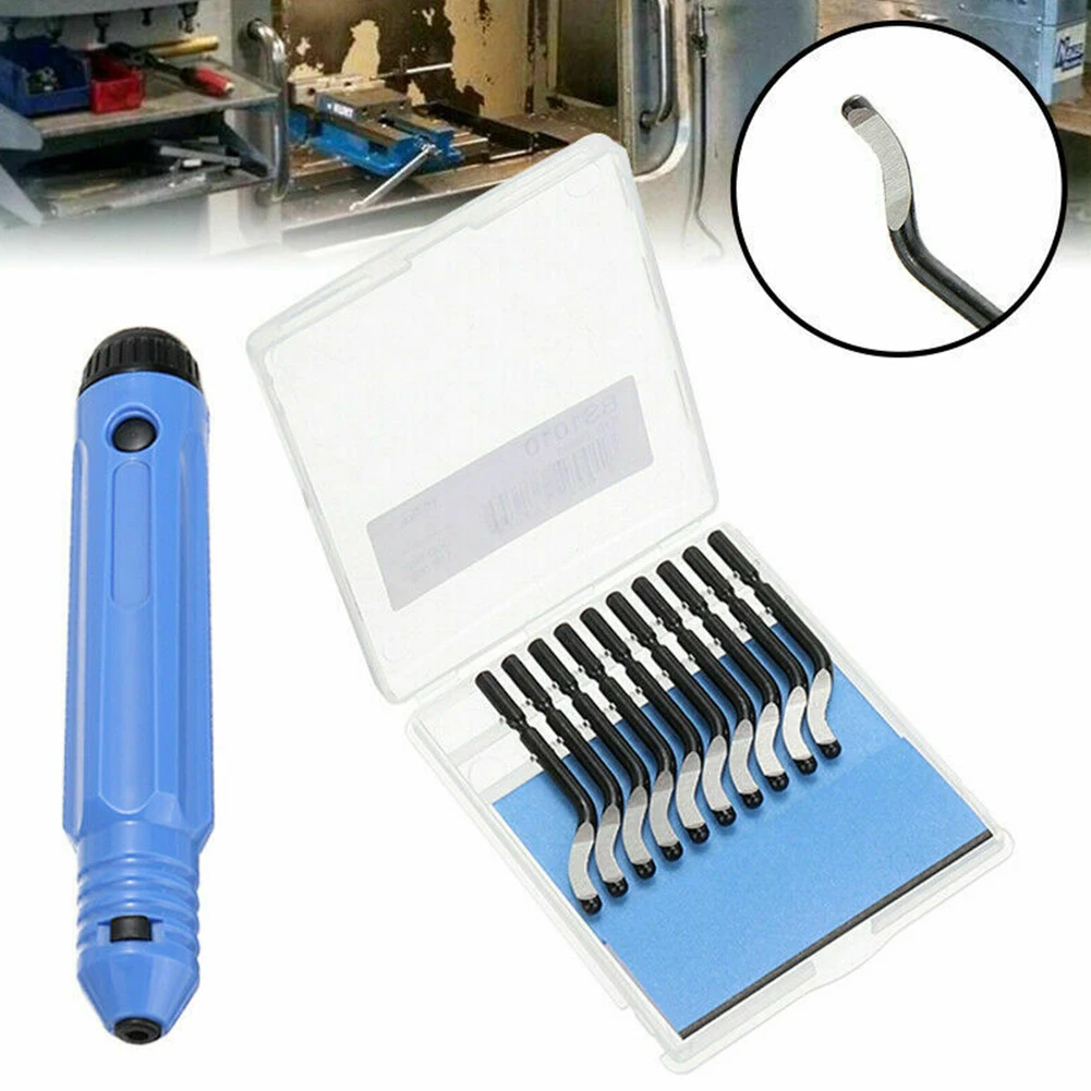 1 Set Tools Fixed Handle Plastic Burr Pocket Knife NB1100 Scraper+10pc BS1010 Blades Trimming Neaten Deburring Head Cutter
1 Set Tools Fixed Handle Plastic Burr Pocket Knife NB1100 Scraper+10pc BS1010 Blades Trimming Neaten Deburring Head Cutter