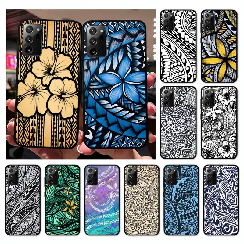 

Yinuoda Maori Tribal Samoan Polynesian Phone Case for Samsung Note 20 Ultra 10 pro lite plus 9 8 5 4 3 M 30s 11 51 31 31s 20 A7