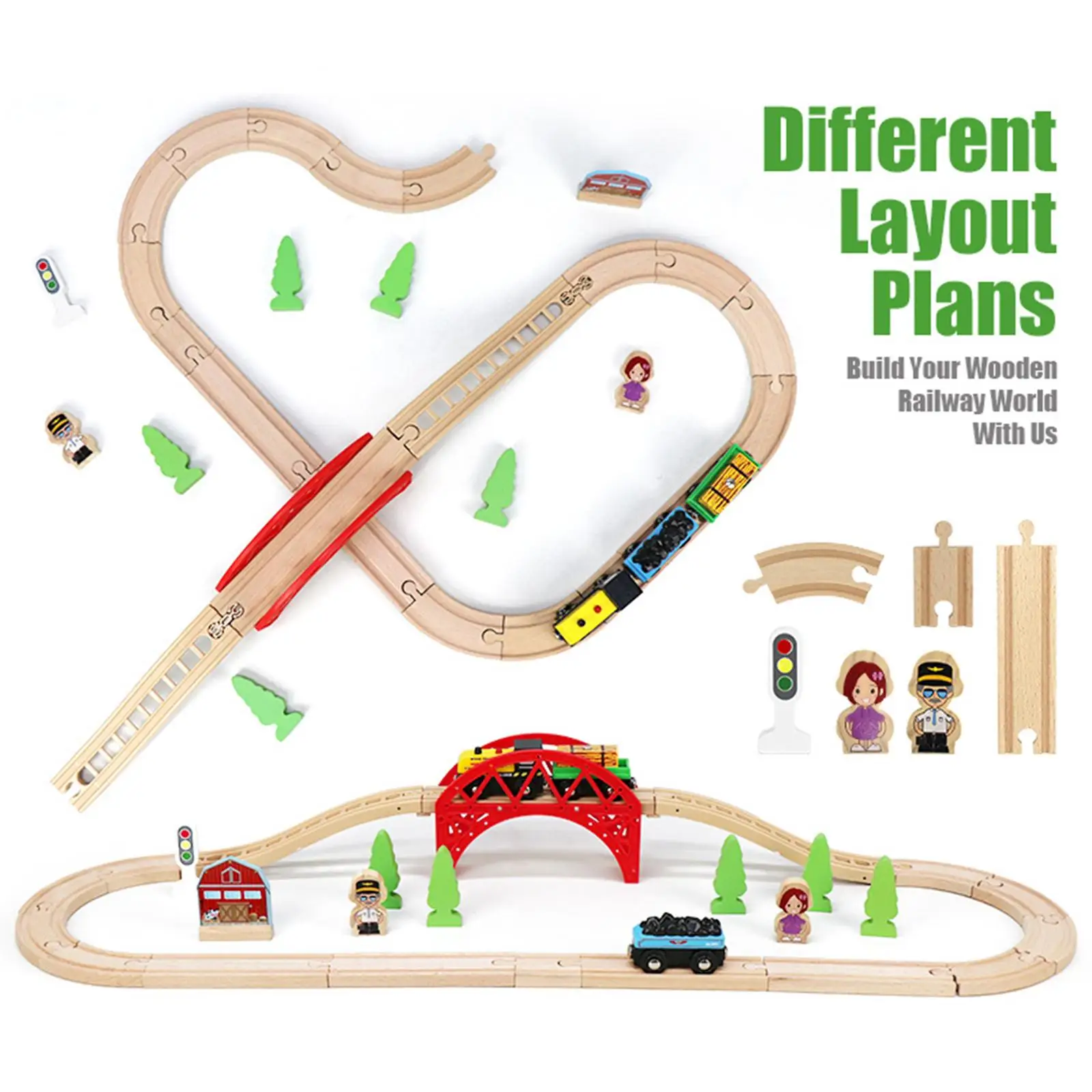 Railway Track toy Figurines Puzzle Toy Train Track Set Accessories Toy Set for Creativity Birthday Gift Kids Boys
Railway Track toy Figurines Puzzle Toy Train Track Set Accessories Toy Set for Creativity Birthday Gift Kids Boys