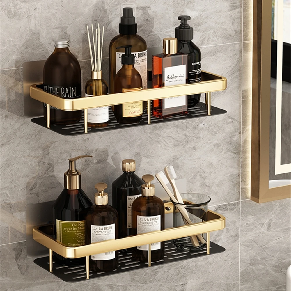 Luxury Bathroom Shelves No-drill Corner Shelf Shower Caddy Storage Rack Shampoo Holder Toilet Organizer Bathroom Accessories
Luxury Bathroom Shelves No-drill Corner Shelf Shower Caddy Storage Rack Shampoo Holder Toilet Organizer Bathroom Accessories